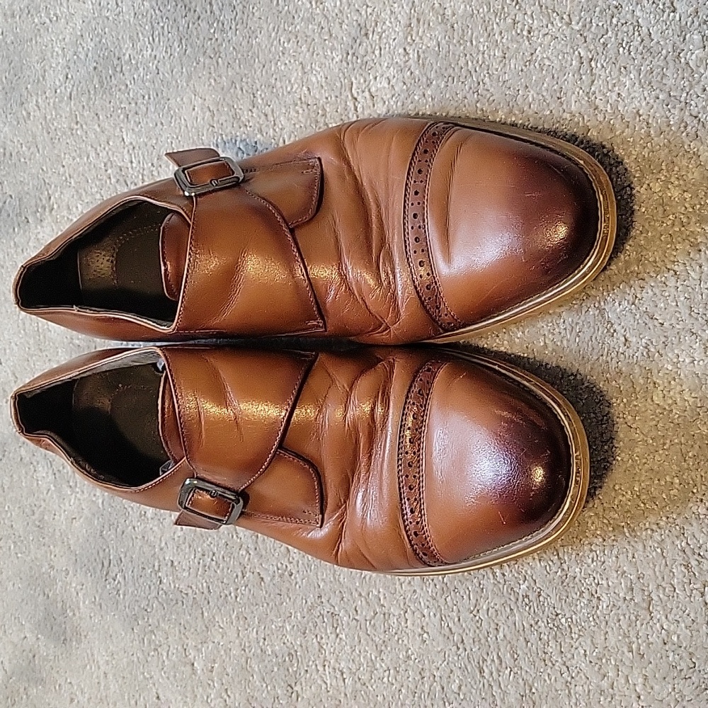 Stacy Adams size 13 leather dress shoes